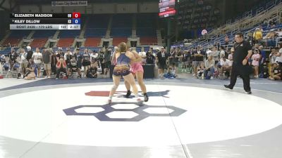 170 lbs Cons. Semis - Elizabeth Madison, Ohio vs Kiley Dillow, Kansas