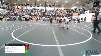 90 lbs Final - Zayne Chappell, Pryor Tigers vs Cooper Couch, Grove Takedown Club