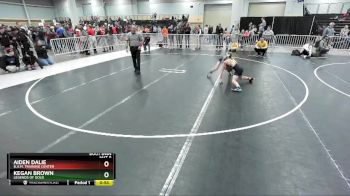 82 lbs Cons. Round 5 - Aiden Dalie, B.A.M. Training Center vs Kegan Brown, Legends Of Gold
