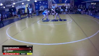 106 lbs Round 3 (8 Team) - Chase Wolgamuth, Alpha WC vs Cat Kenney, VHWC
