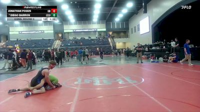 157 lbs Cons. Round 5 - Diego Barron, Life NCWA vs Jonathan Fogus, Shorter