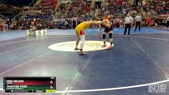 172 lbs Cons. Semi - Timothee Ford, Kenmare-Bowbells vs Mike Nelson, Lisbon