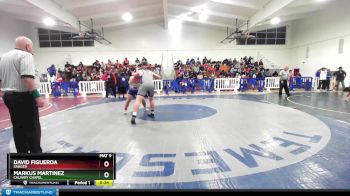 220 lbs Cons. Round 2 - David Figueroa, Sanger vs Markus Martinez, Calvary Chapel