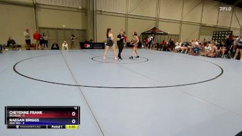 120 lbs Round 3 (8 Team) - Cheyenne Frank, Michigan vs Raegan Briggs, Ohio Red