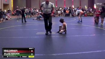 52 lbs Round 1 (4 Team) - Ryland Ferguson, MO Outlaws Gold vs Kruz Carrasco, The Missouri Maulers