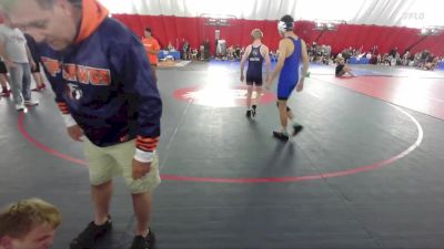 120 lbs Champ Round 1 (16 Team) - Gideon Hayter, Illinois Top Dawgs Navy vs Jacob Allen, Lodi