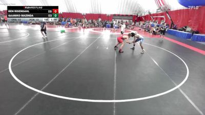 132 lbs Champ Round 1 (16 Team) - Gaaniko Mazinda, Franklin Central Flashes A vs Ben Risendahl, Coon Rapids