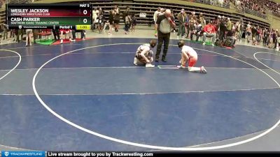 120 lbs Quarterfinal - Cash Parker, Southern Idaho Training Center vs Wesley Jackson, Longhorn Wrestling Club