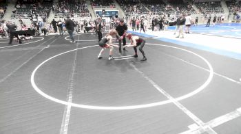 96 lbs Quarterfinal - Fynn Reinerio, Hugoton Wrestling Club vs Austin Thatcher, Heat