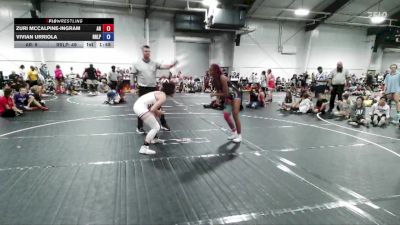 128 lbs Round 3 (4 Team) - Vivian Urriola, R&R Ladies Purple vs Zuri Mccalpine-ingram, AR-15