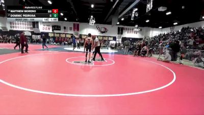 106 lbs Cons. Round 2 - Matthew Moreno, Rancho Verde vs Dominic Pedrosa, Indian Springs