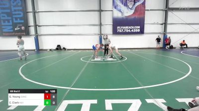 113 lbs Rr Rnd 2 - Gavin Young, OBWC Bazooka Red vs Collin Clark, Indiana Outlaws Yellow