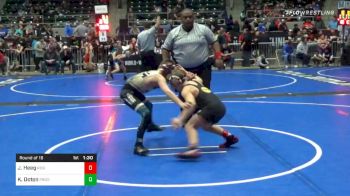 85 lbs Prelims - Justus Heeg, Region Wrestling Academy vs Kylan Ooton, Prodigy WC