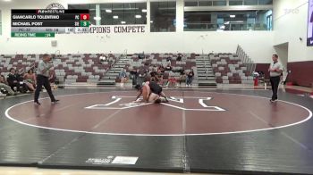 184 lbs Finals (2 Team) - Michael Post, Sierra College (White) vs Giancarlo Tolentino, Palomar College (RED)