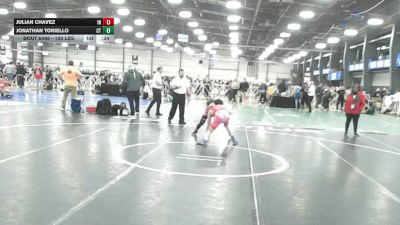 120 lbs Consi Of 32 #2 - Julian Chavez, IN vs Jonathan Toriello, CT