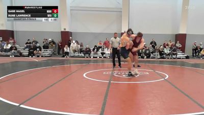 197 lbs Quarterfinal - Gabe Nagel, Minnesota vs Rune Lawrence, West Virginia