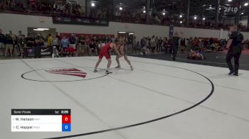 65 kg Semifinal - Wyatt Henson, Mat-Town WC vs Cael Happel, Panther Wrestling Club RTC