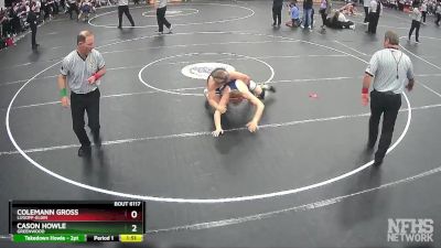 4A 190 lbs Semifinal - Cason Howle, Greenwood vs Colemann Gross, Lugoff-Elgin