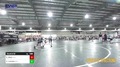 89 lbs Round Of 32 - Cohen Reer, Burnett Trained Wrestling vs Easton Landas, Sebolt Wrestling Academy