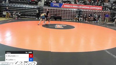 109 lbs Consi Of 16 #2 - Valeria Ahumada, Siena Heights vs Markayla Lottie, Avila