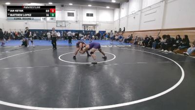 154 lbs Cons. Round 3 - Matthew Lopez, Salinas vs Ian Keyak, Burlingame