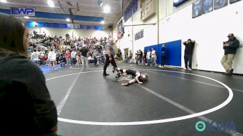 49 lbs Consi Of 4 - Eland Terrel, Black Fox Wrestling Club vs Jasen Lyman, Wyandotte Youth Wrestling