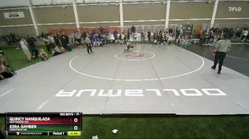 71 lbs 1st Place Match - Quincy Nanquilada, Mat Demon WC vs Ezra Gamber, Shootbox WC