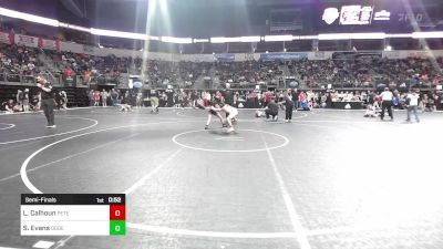 84.1 lbs Semifinal - Lila Calhoun, Petersburg vs Sidda Evans, Ogden's Outlaws Wrestling Club