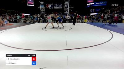 144 lbs Cons 4 - Drake Morrison, ID vs Jake Kos, MN