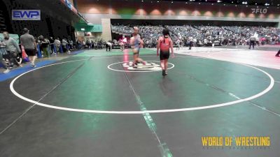 100 lbs Quarterfinal - Josephine Vega, Team Coalinga vs Paezlie Kerr, Tuttle Elite Wrestling Club