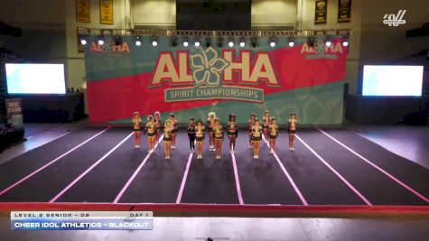 Cheer Idol Athletics - Blackout [2026 L2 Senior - D2 Day 1] 2026 Aloha Baltimore Showdown
