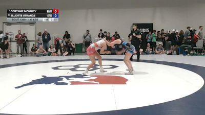 135 lbs Cons. Quarters - Corynne McNulty, Massachusetts vs Elliotte Strange, Cy-Fair High School Wrestling