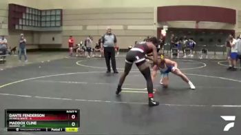 155 lbs Finals (8 Team) - Dante Fenderson, Mi Mafia White vs Maddox Cline, BadBass