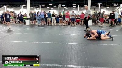 120 lbs Round 2 (6 Team) - Victor Matos, U2 Upstate Uprising vs Sabatino Sciullo, TDWC