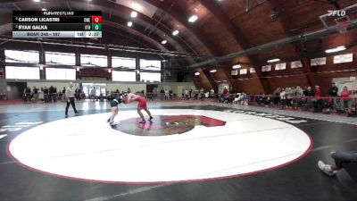 197 lbs Semifinal - Carson Licastri, Oneonta State vs Ryan Galka, Ithaca