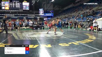 120 lbs Rnd Of 32 - Cash Stewart, Wisconsin vs Hunter Garvin, Iowa