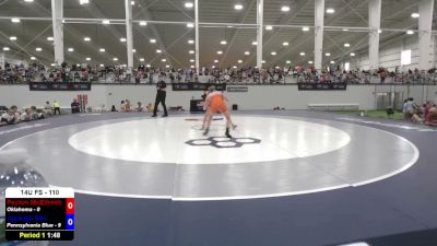 110 lbs Peyton McElfresh, Oklahoma vs Jayleigh Rex, Pennsylvania Blue