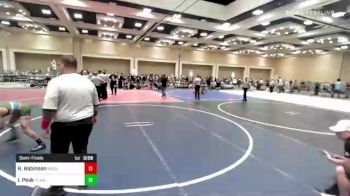 132 lbs Semifinal - Ryder Robinson, Wasatch WC vs Idren Peak, Team Montana