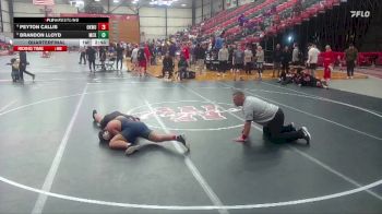 184 lbs Quarterfinal - Brandon Lloyd, McKendree vs Peyton Callis, Oklahoma Wesleyan