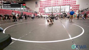 52 lbs Quarterfinal - Crew Doty, Lexington Wrestling Club vs Cyler Frye, HBT Grapplers