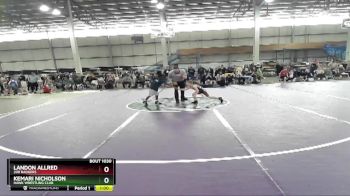 65 A Cons. Semi - Landon Allred, 208 Badgers vs Kemari Nicholson, Hawk Wrestling Club