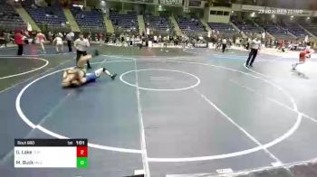 160 lbs Semifinal - Gabe Lake, Flathead Valley WC vs Matthew Buck, Mile High WC