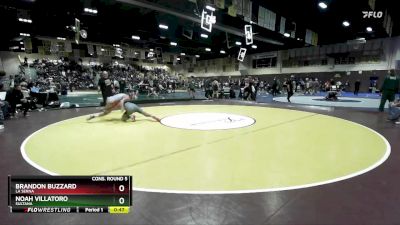 144 lbs Cons. Round 5 - Noah Villatoro, Sultana vs Brandon Buzzard, La Serna