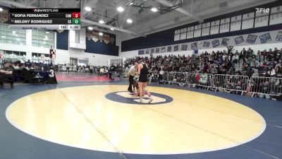 120 lbs Champ. Round 1 - Melony Rodriguez, Canyon Springs vs Sofia Fernandez, Camarillo