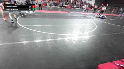 85 lbs Cons. Round 5 - Lane Konrad, Hortonville vs Jaxon Lemke, Askren Wrestling Academy