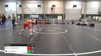 285 lbs Prelims - Jaxon Taubenheim, Amherst High School vs Dylan Kuehler, Pierce High School