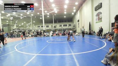 132 lbs Rr Rnd 7 - Kimora Gilbrath, Alpha Girlz vs Gabriella Frankian, Journeymen Wrestling - Girls