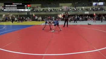 130 lbs 1st Place Match - Kasin Noordyk, Ringers Wrestling vs Adler Oleszak, Askren Wrestling Academy