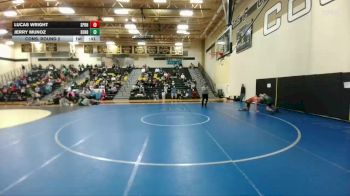 150 lbs Cons. Round 2 - Jerry Munoz, Benbrook vs Lucas Wright, Springtown