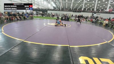 155 lbs Belicia Manuel, Michigan Blue vs Symone Jewell, California Gold